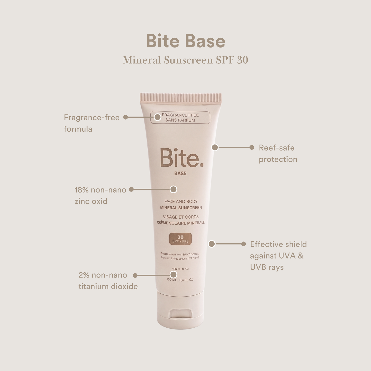 Bite Base - Mineral Sunscreen SPF 30